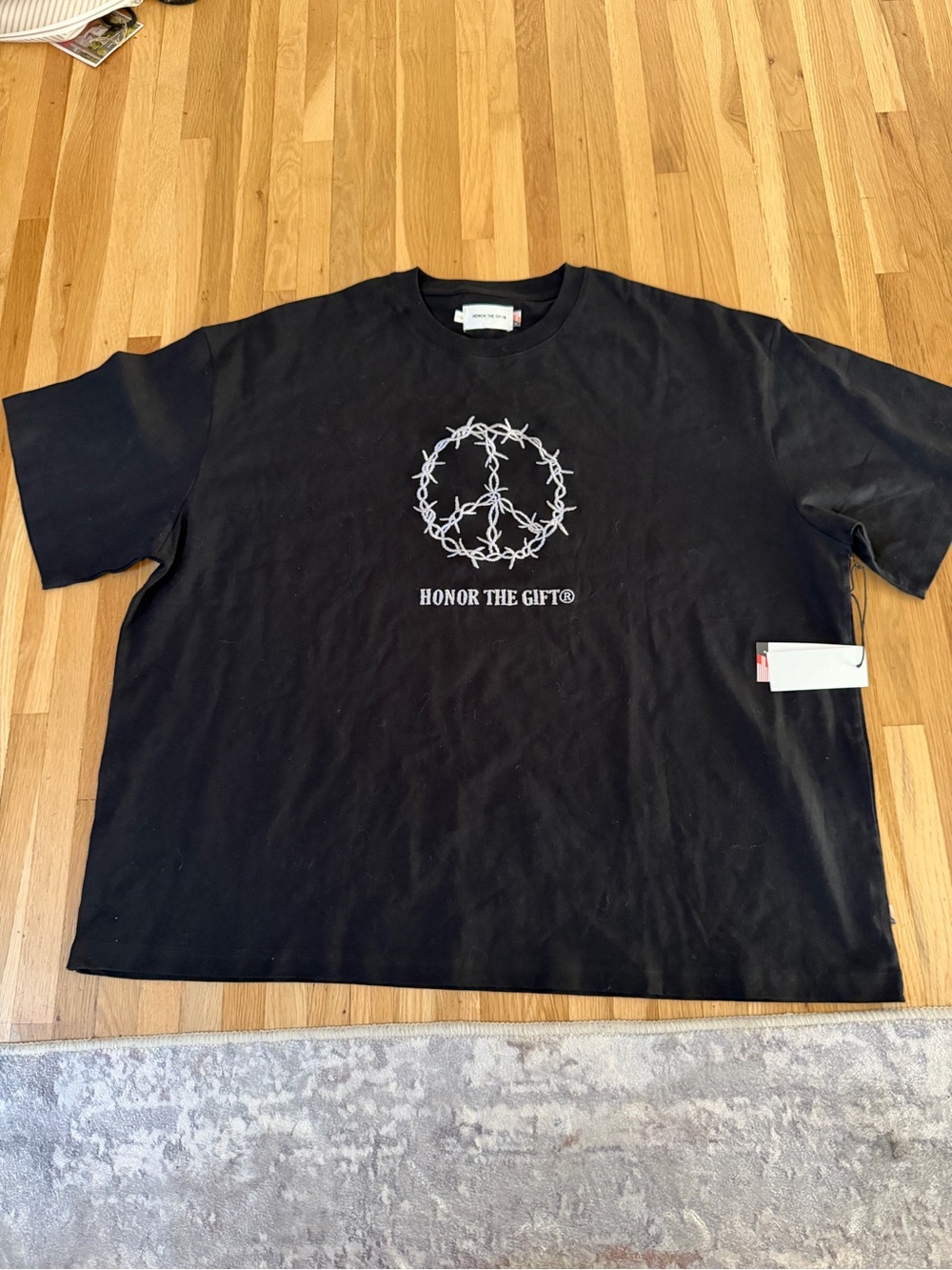 Honor The Gift Black Short Sleeve Graphic Tee